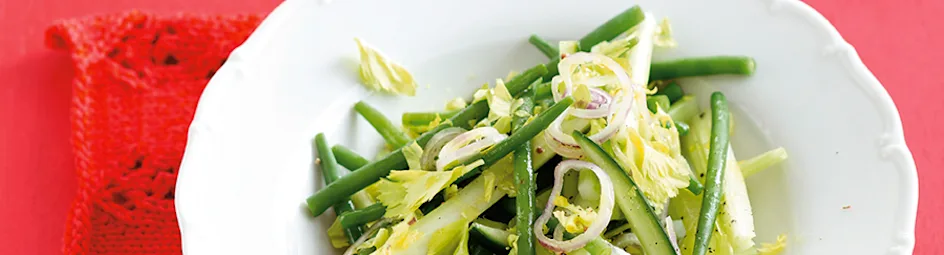 Heldergroene salade