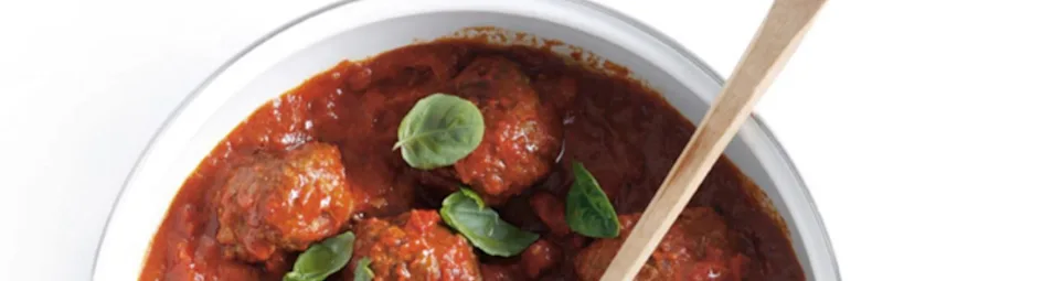 Gehaktballetjes in tomatensaus