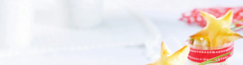 Glaasje hamsalade met brooddekseltje