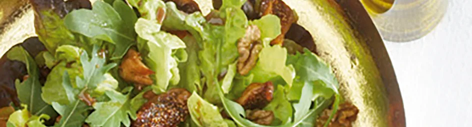 Salade met vijgen en walnoten
