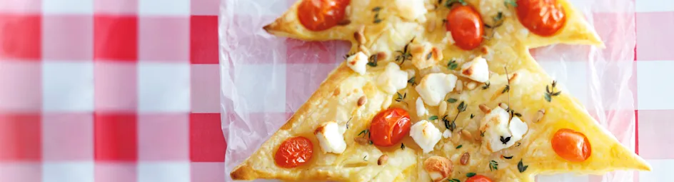 Plaatquiche kerstboom