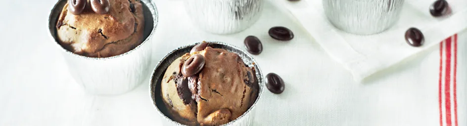 Koffie-cupcakes met chocolade