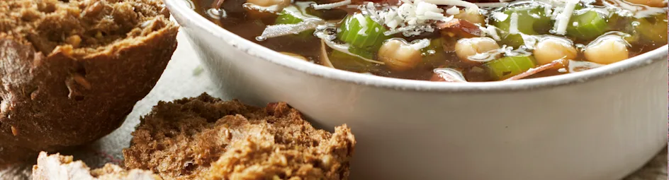 Mediterrane kikkererwtensoep