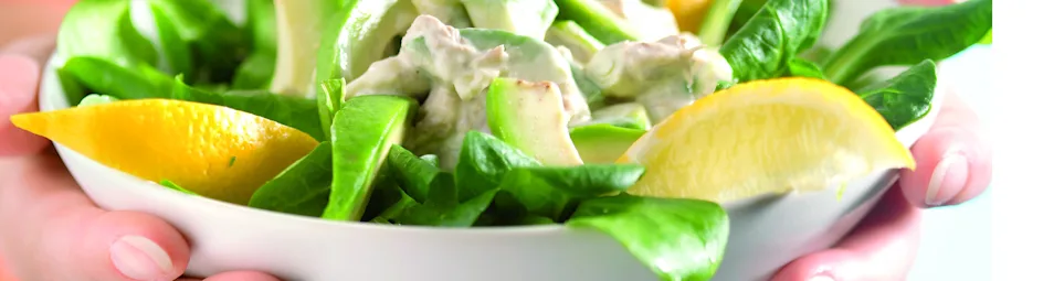 Avocado-tonijnsalade
