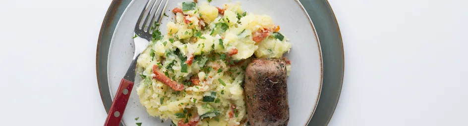 Courgettestamppot met Italiaanse blinde vinken