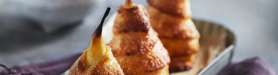 Perenbollen met kaneelsuiker