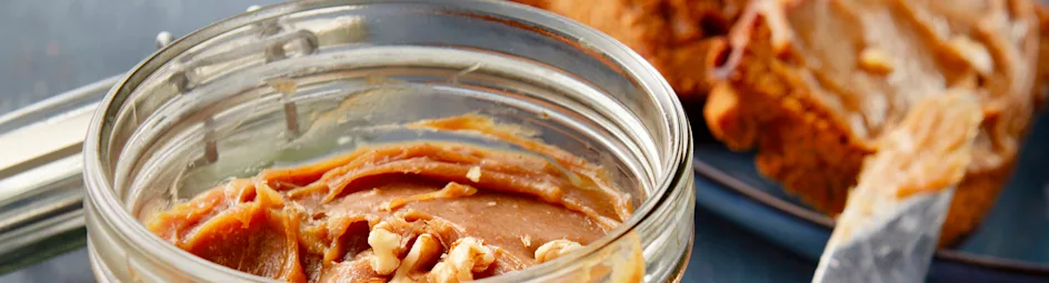 Koekpasta met walnoot