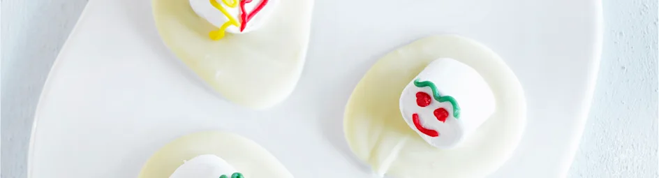 Gesmolten sneeuwpoppen