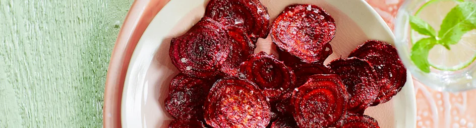 Bietenchips met zeezout