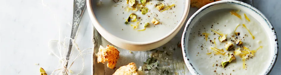 Bloemkoolsoep met citroen