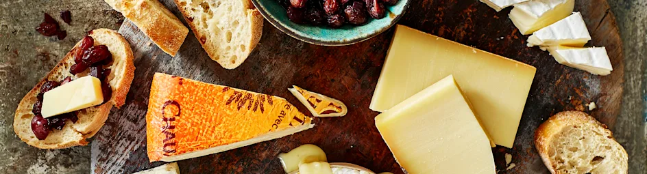 Royale kaasplank met uienmarmelade