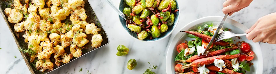 Geroosterde bloemkool met parmezaan