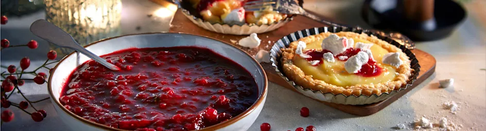 Cranberrysaus met port