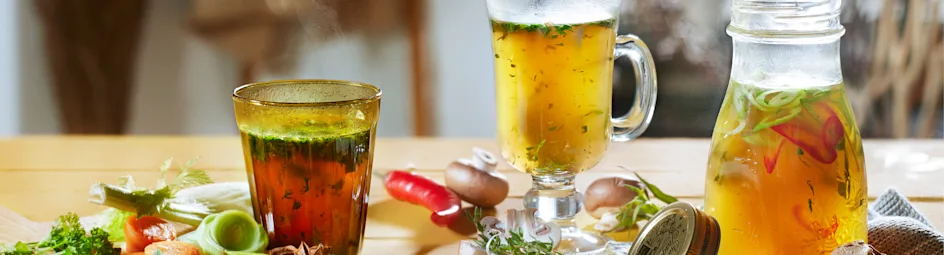 Kippenbouillon met gember