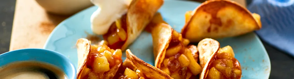 Appeltaart-taco's