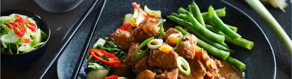 Oosters stoofvlees met gember