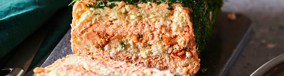 Visterrine met dillesaus