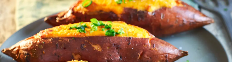 Gesouffleerde zoete aardappel