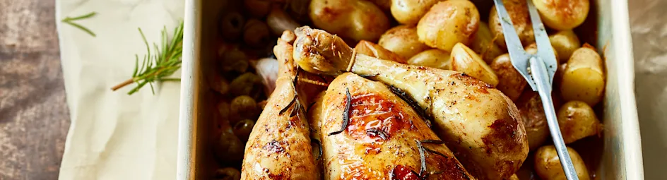 Italiaanse kip uit de oven