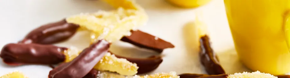 Gekonfijte citroenschilletjes