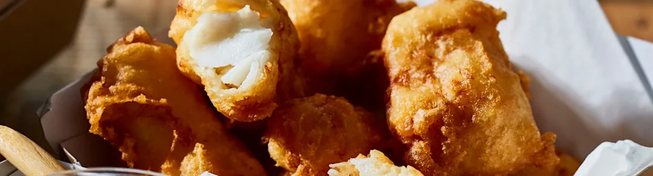 Kibbeling met tartaarsaus