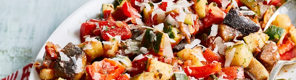 Ratatouille met pesto-gnocchi