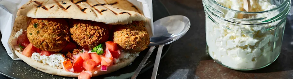 Falafel met tomatensalsa