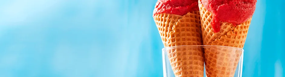 Frambozen-bietensorbet