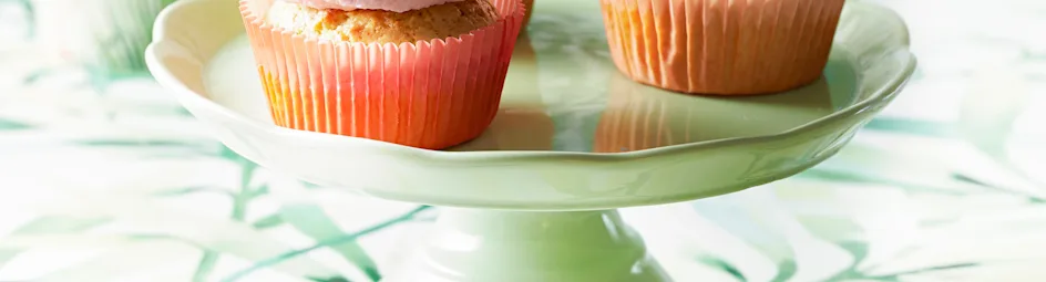 Flamingo-limoenmuffins