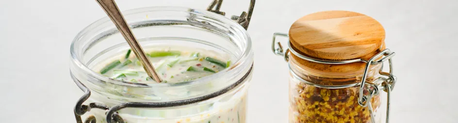 Yoghurt-mosterddressing