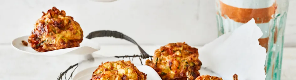 Courgette-garnalenbeignets