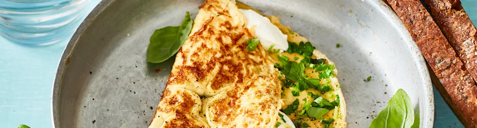Kruidenomelet met mascarpone