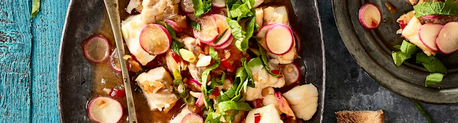 Koreaanse kabeljauwcurry