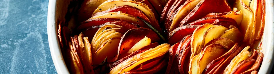 Ovengebakken aardappelschijfjes