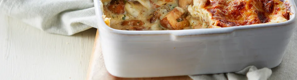 Paddenstoelenlasagne