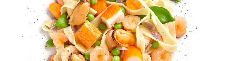 Tagliatelle met zeevruchten