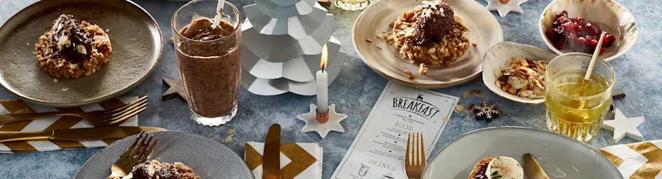 Cruesli-taartje met chocolademousse en amandel