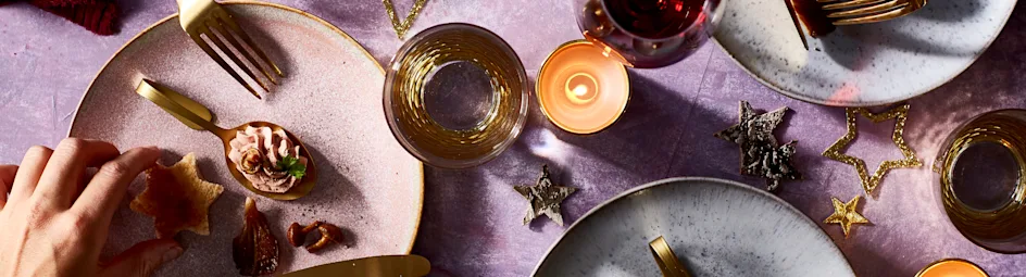 Amuse van paté met port en paddenstoelen