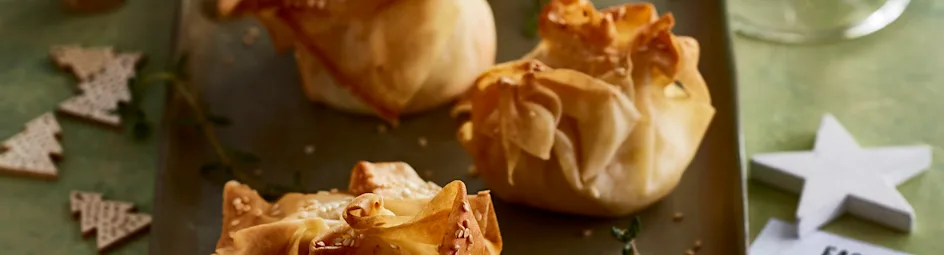 Geitenkaasbuideltjes