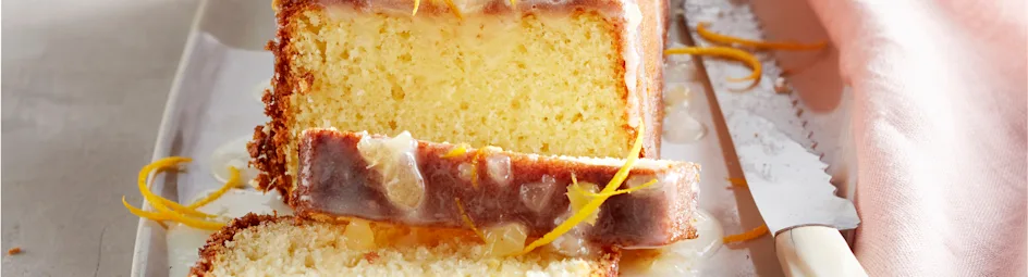 Yoghurt-gembercake met sinaasappel