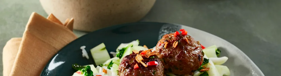 Pittige oosterse gehaktballetjes