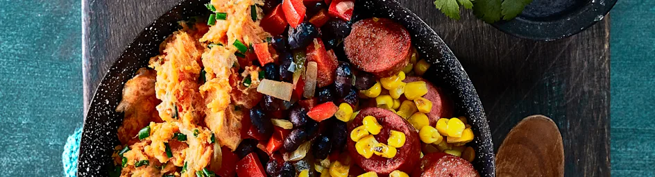 Mexicaanse stamppot-bowl