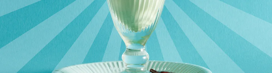 Munt-gember-milkshake