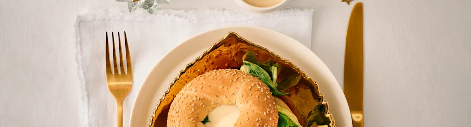 Gepocheerd ei met parmezaansaus