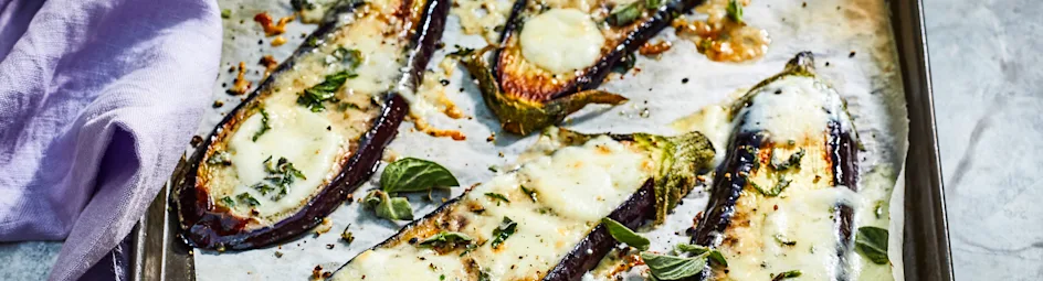 Gegratineerde aubergine