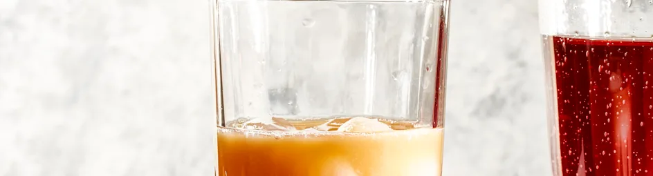 Chilled rooibos latte