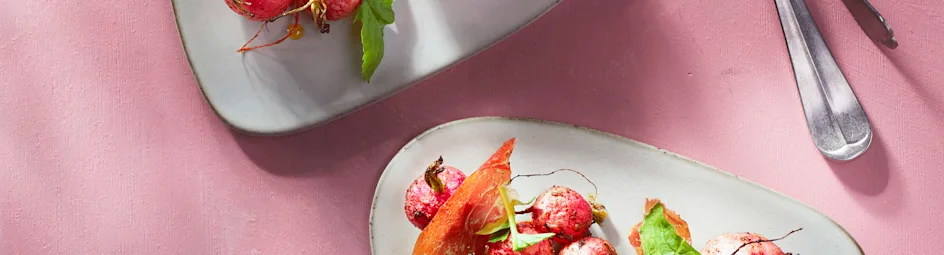 Gekruide geroosterde radijsjes