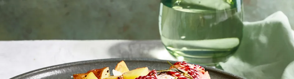 Gebraden kipfilet met druiven