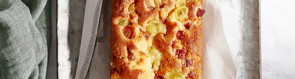 Druiven-citroencake met olijfolie