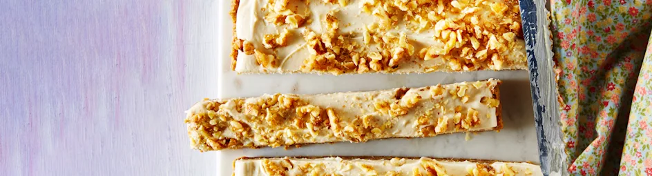 Espresso-walnoot slices